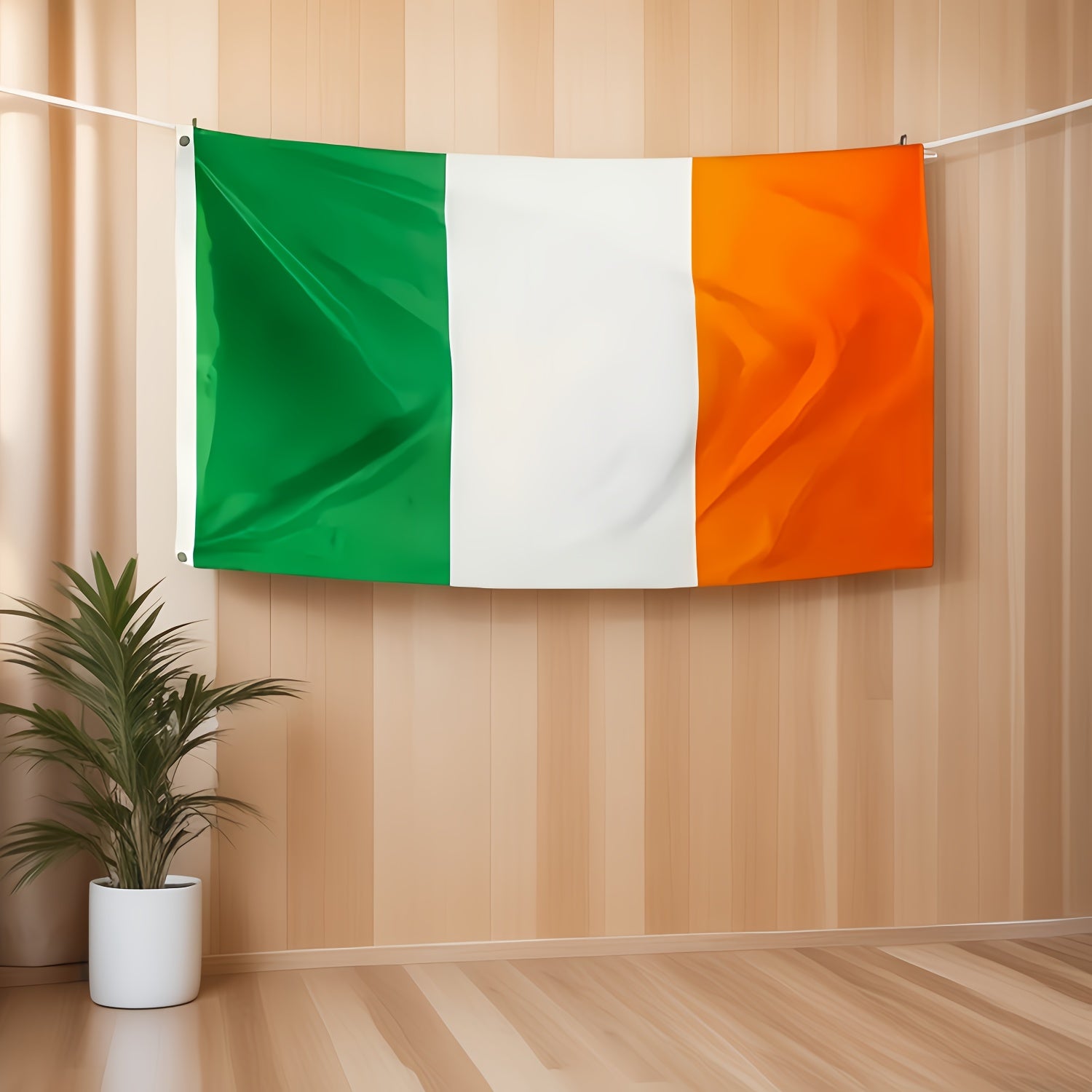 Irish Flag – Fade-Resistant Polyester Outdoor Flag with Brass Grommets