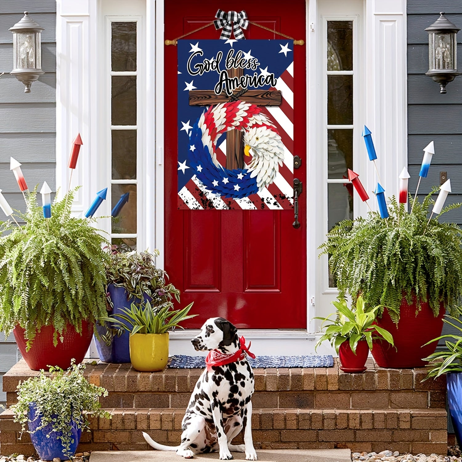 Only Jesus Can Make America Great Again Garden Flag - 12x18in