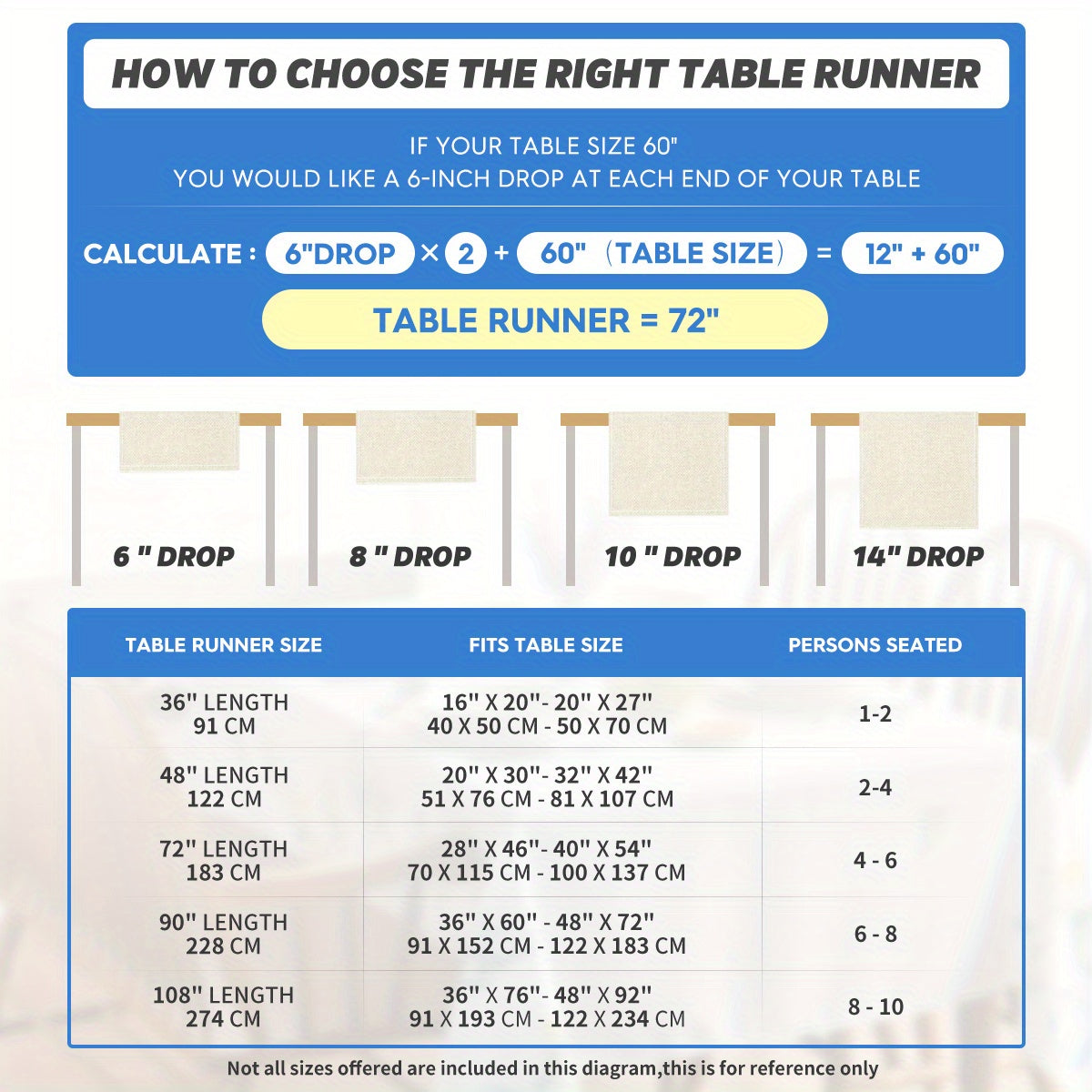 Patriotic Freedom Stars Table Runner 13x72 Inch - Indoor Outdoor