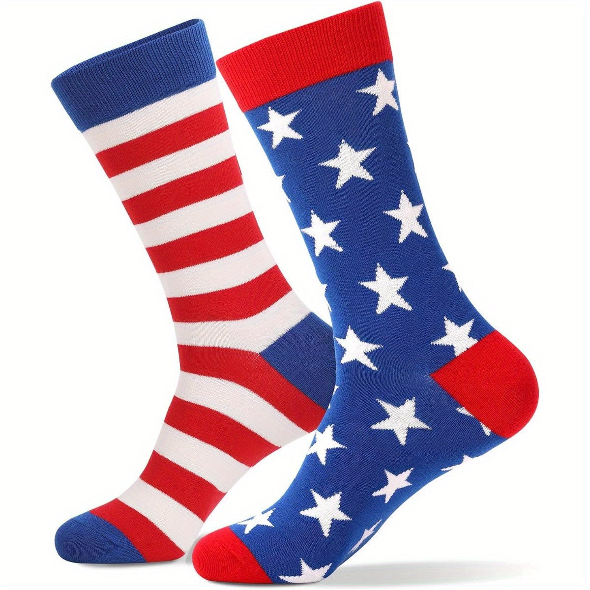 Patriotic American Flag Stars & Stripes Socks - Comfortable 1 Pair
