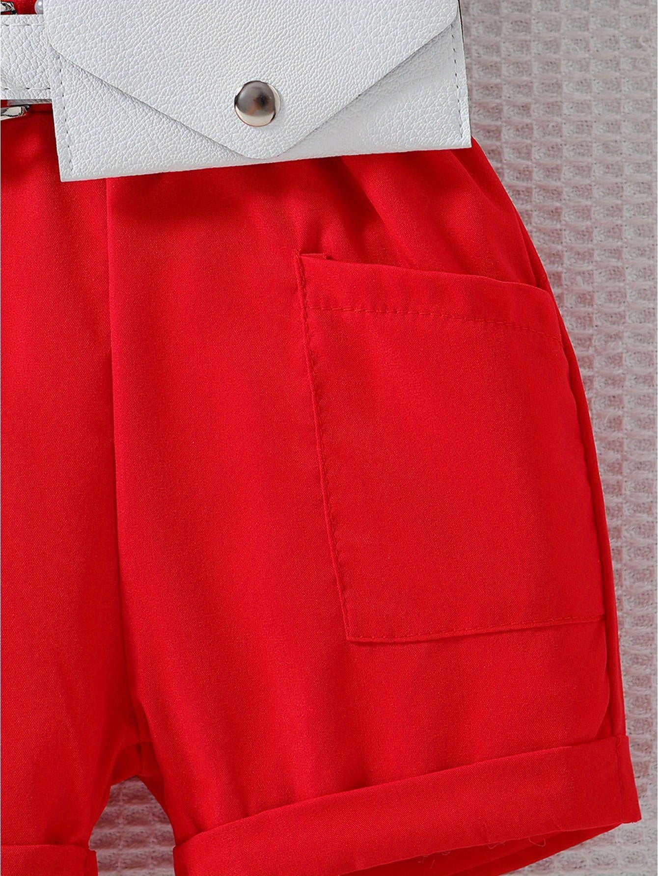 Patriotic Baby Girl Tank & Shorts - Star Print Red White Blue