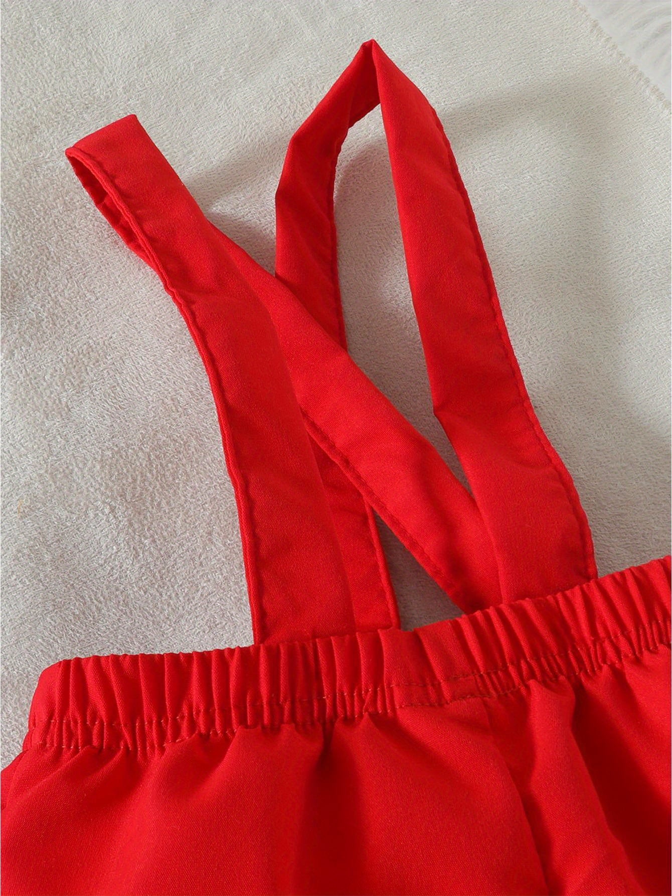 Baby Romper - Striped Red White Blue Outfit