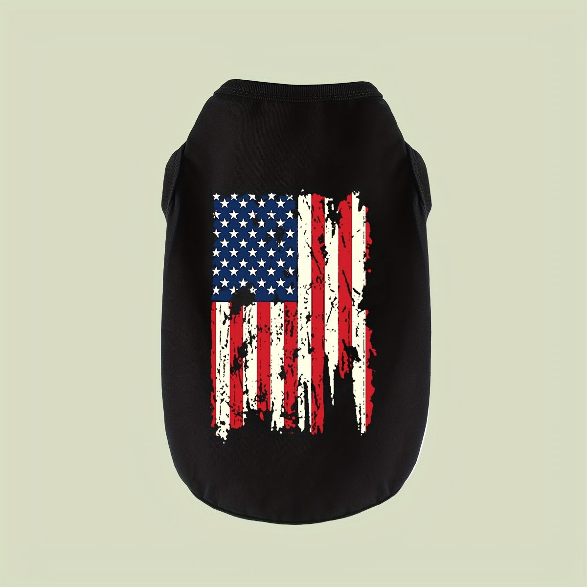 American Flag Dog T-Shirt - Breathable Polyester Pullover All Breeds