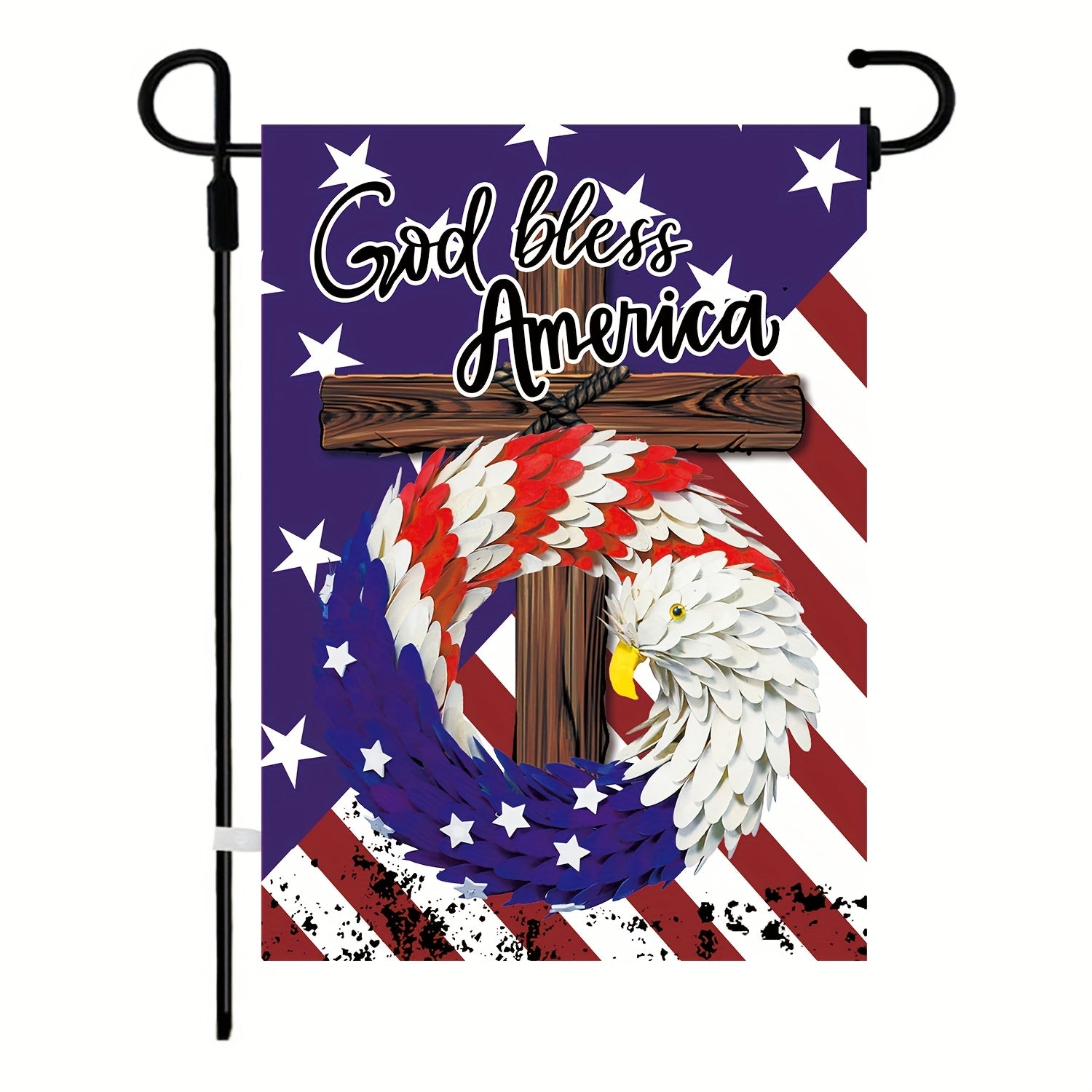 Only Jesus Can Make America Great Again Garden Flag - 12x18in