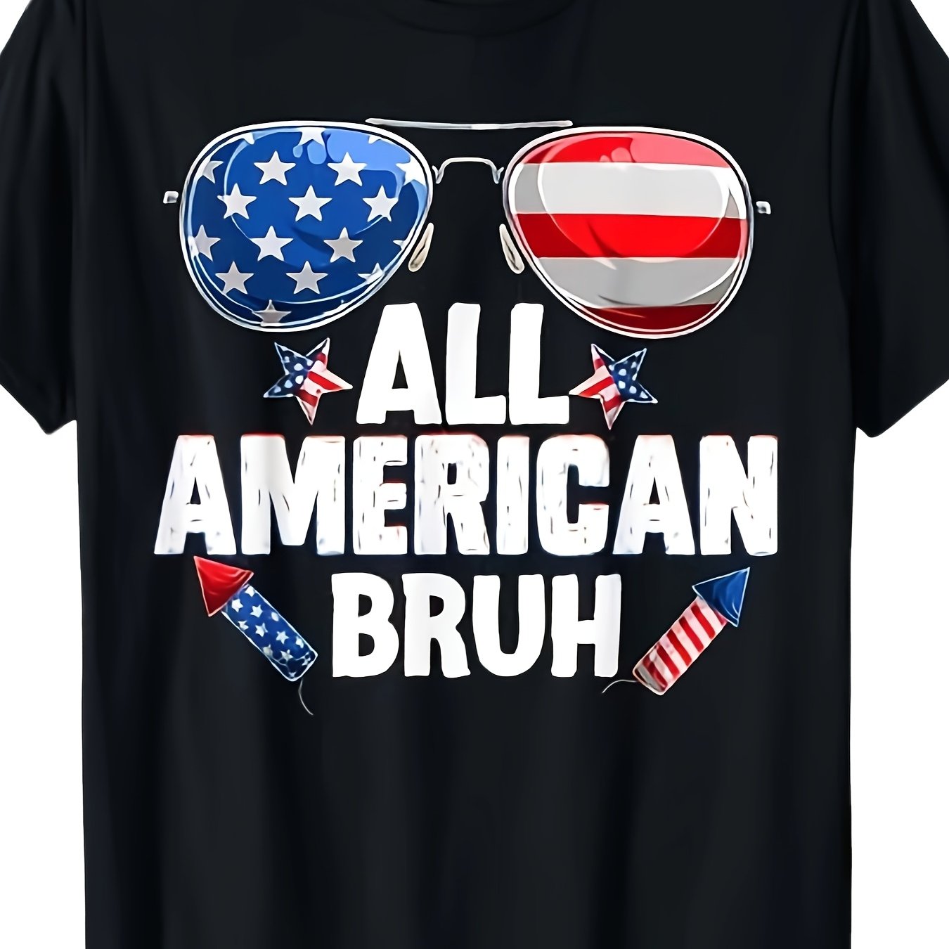 All American Bruh Kids Patriotic T-Shirt - Boys & Girls Cotton Tee