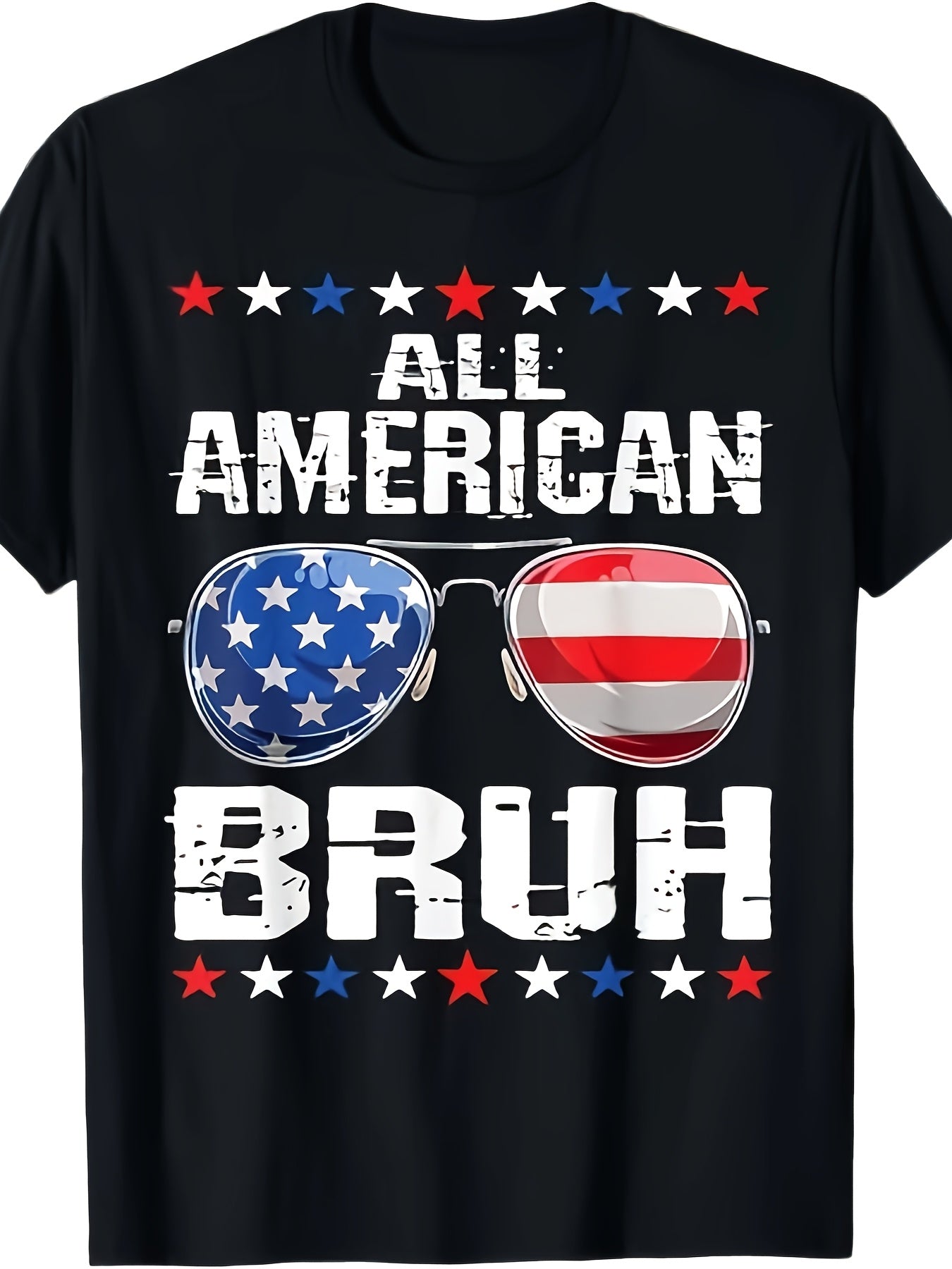 All American Bruh Kids Patriotic T-Shirt - Boys & Girls Cotton Tee