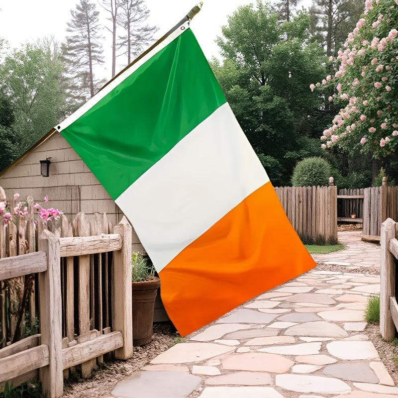 Irish Flag – Fade-Resistant Polyester Outdoor Flag with Brass Grommets