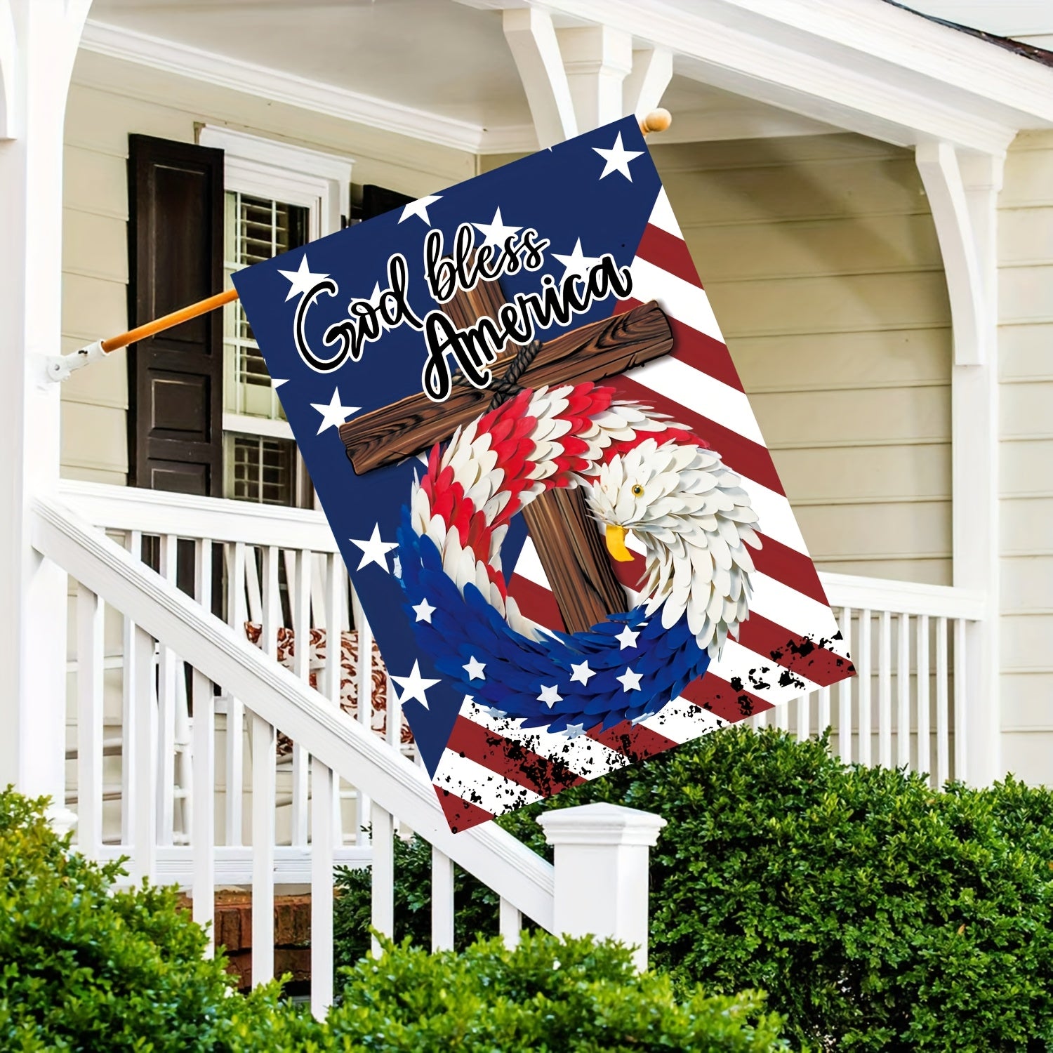 Only Jesus Can Make America Great Again Garden Flag - 12x18in