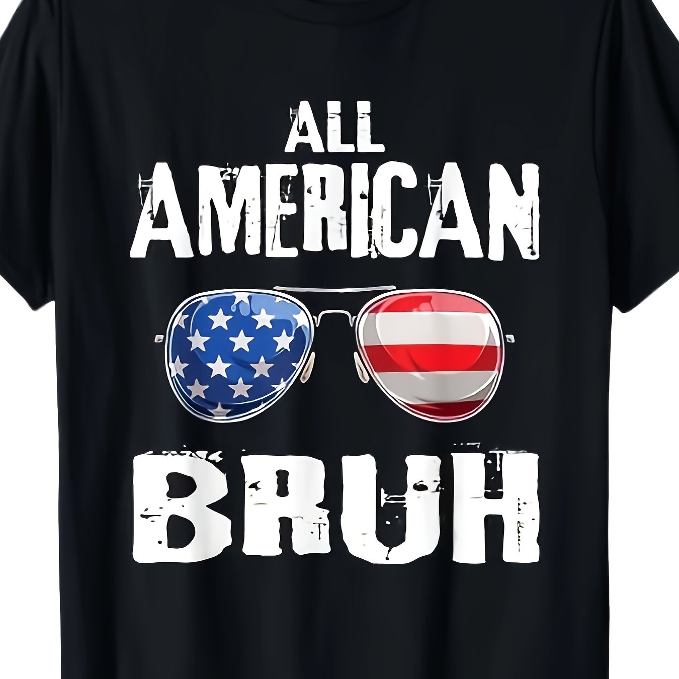 All American Bruh Kids Patriotic T-Shirt - Boys & Girls Cotton Tee