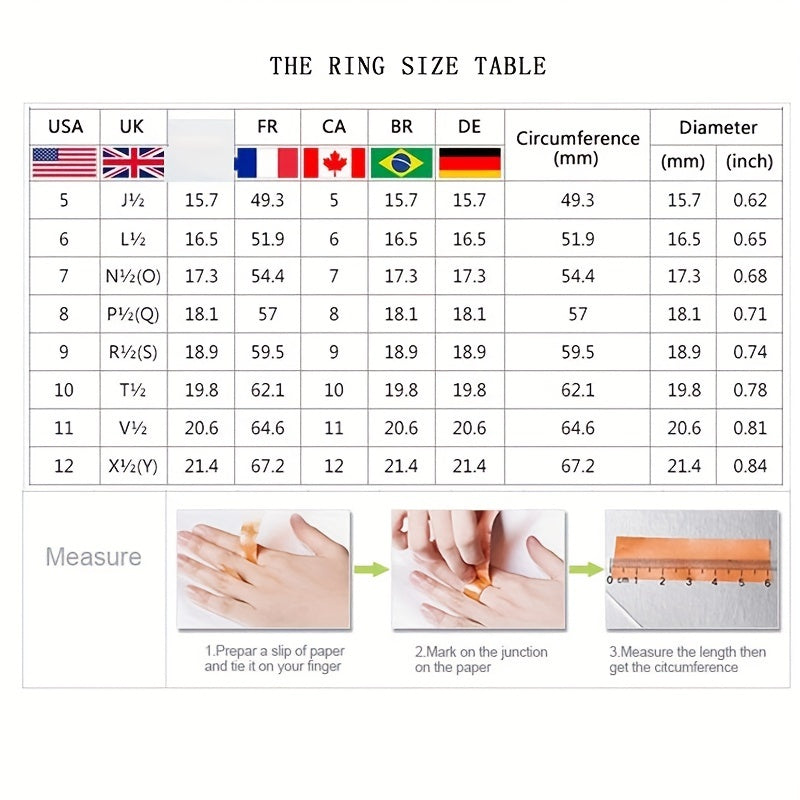 USA Flag Star Alloy Ring - Stylish Patriotic Independence Day Jewelry