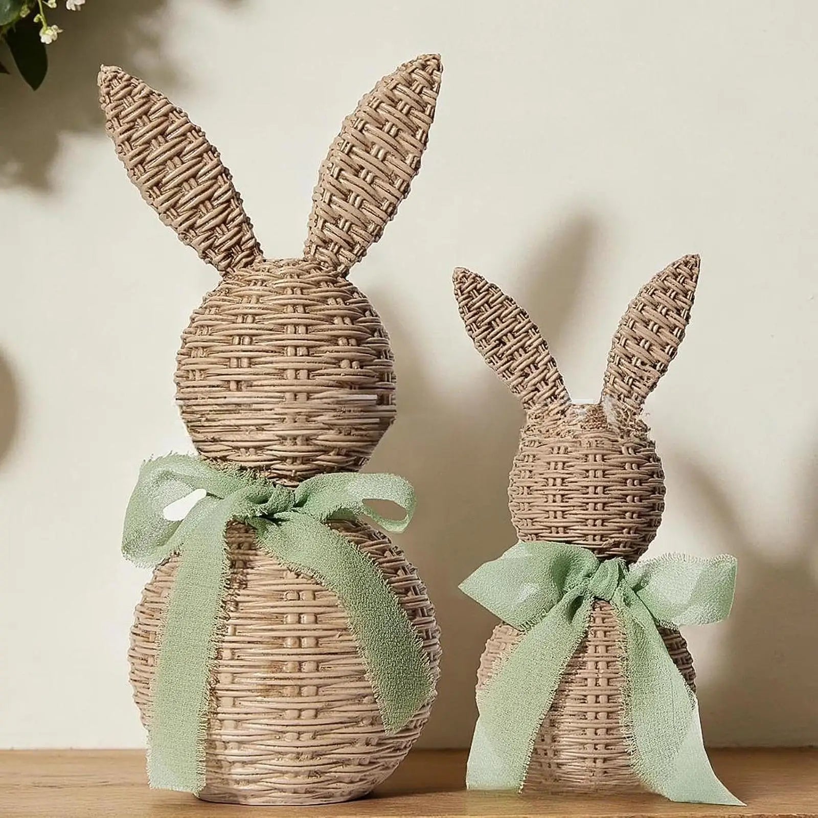 Easter Bunny Figurine - Easter Decoration 2pc