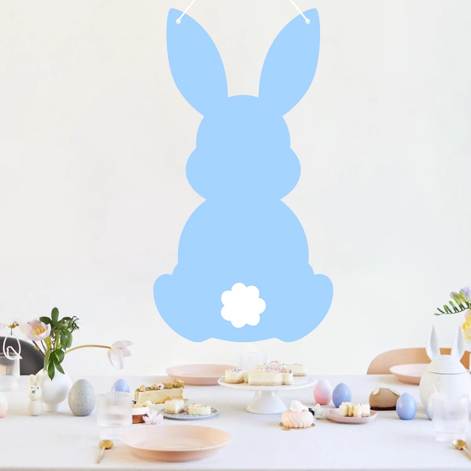 Easter Bunny Background Cloth - Easter Decoration 2D