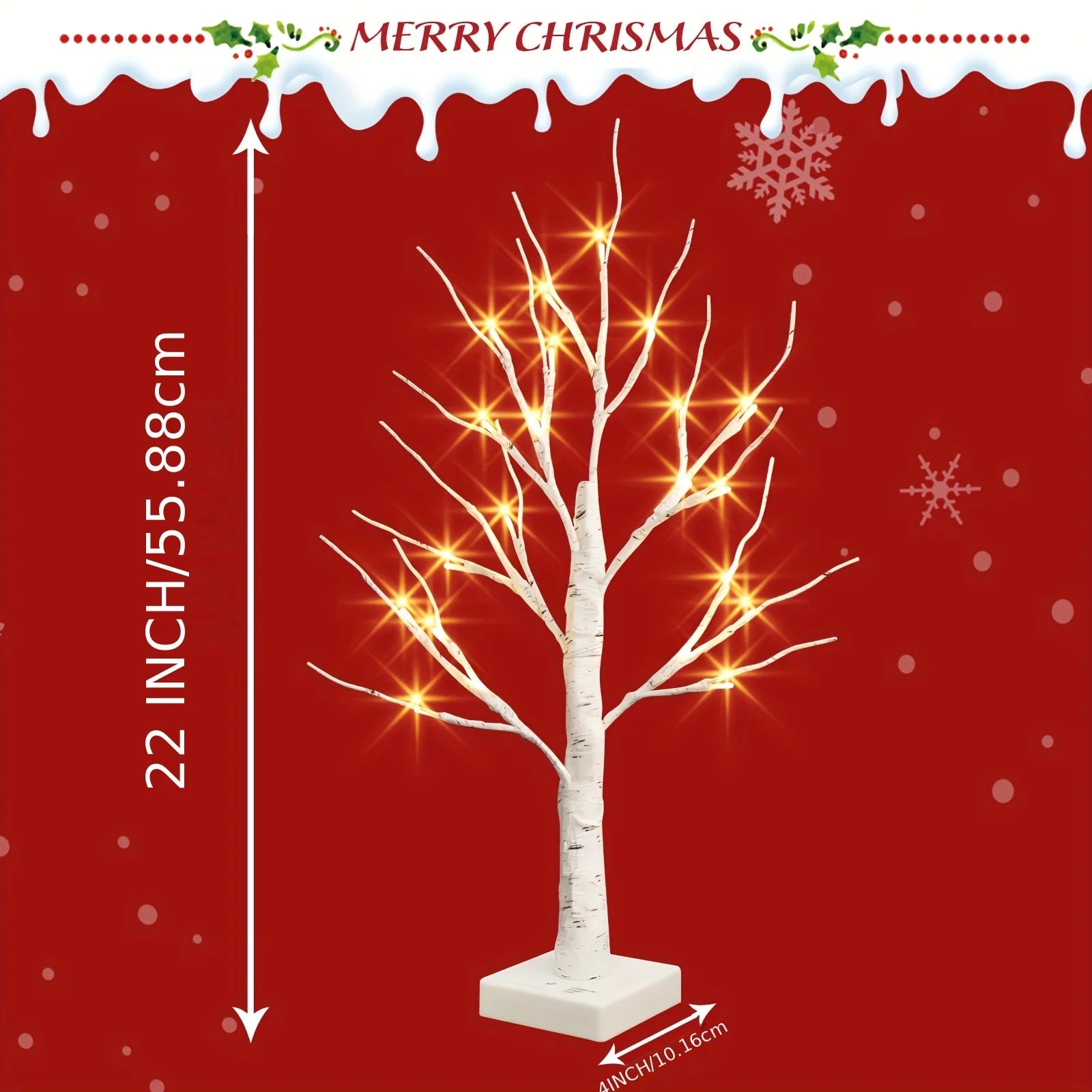 LED Birch Tree Lights - Easter Xmas Decor