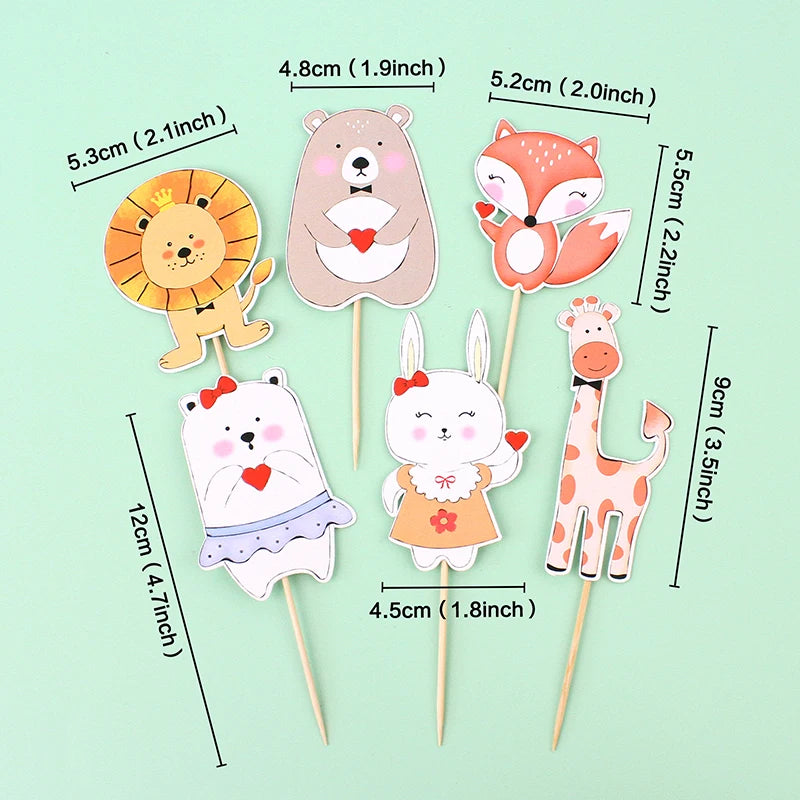 Bunny Cake Topper - Happy Birthday Kid Party Decor