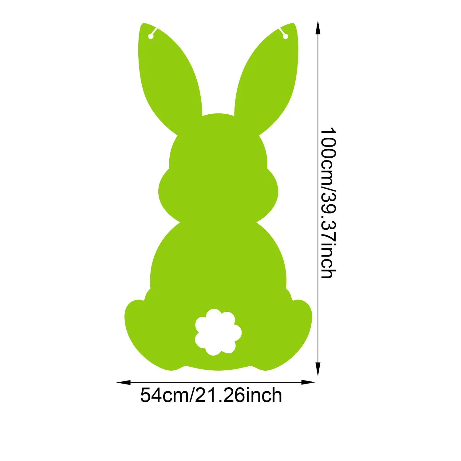 Easter Bunny Background Cloth - Easter Decoration 2D