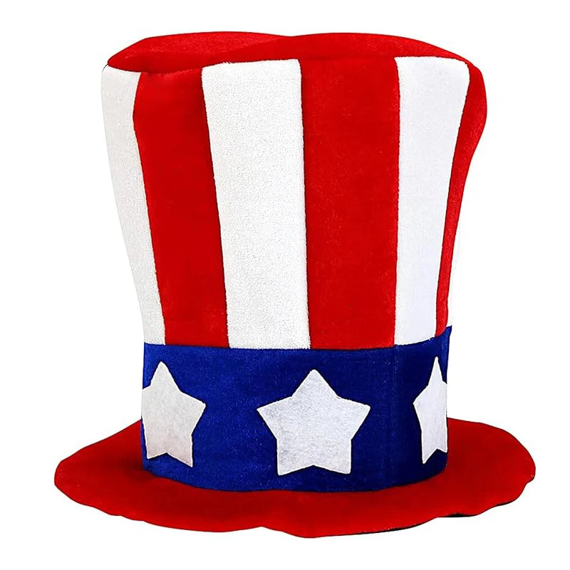 Uncle Sam Hat - Patriotic Red White Blue