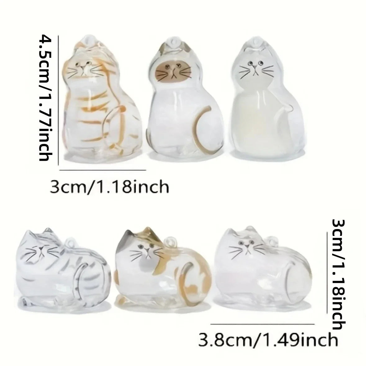 Cat Lovers Keychain Pendant - Pet Memorial Keepsake