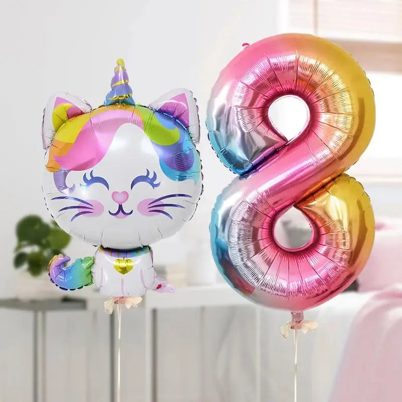 Unicorn Birthday Balloon - Cute Party Decor 1pc