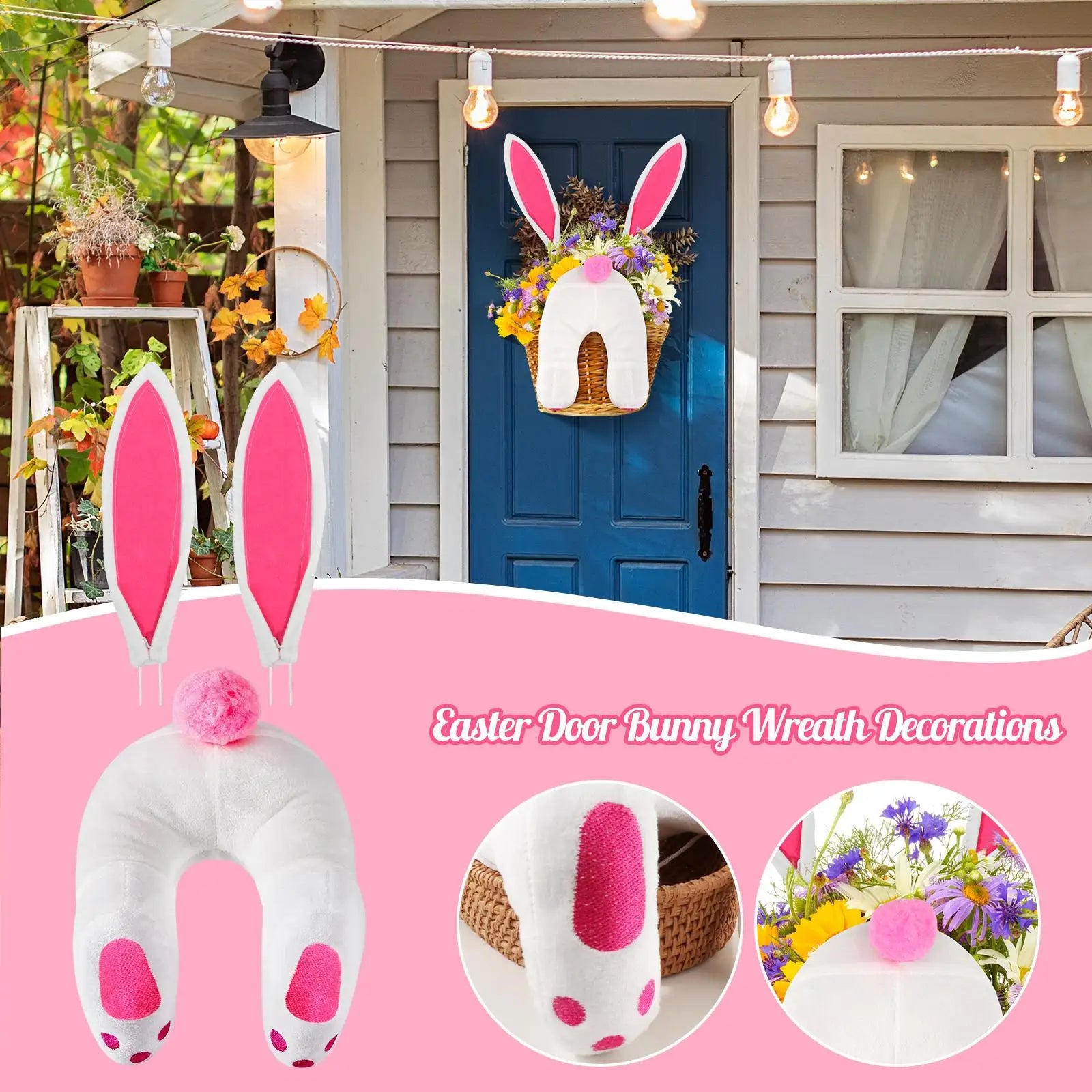 Easter Wreath Kit Bunny Ears Wreath Supplies