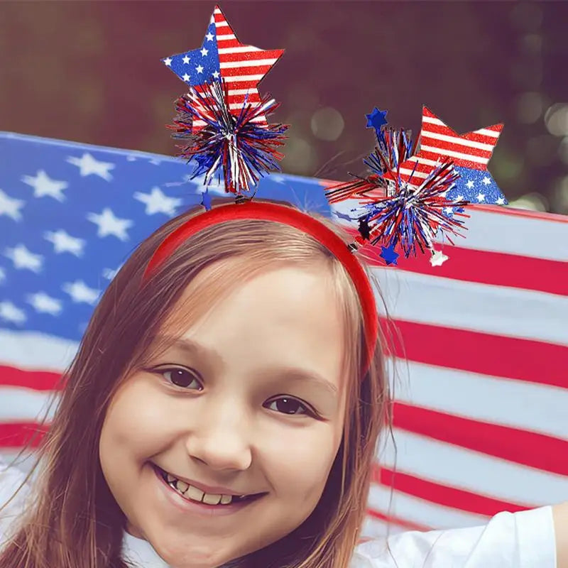 Patriotic Hair Accessories - Red White Blue Headbands