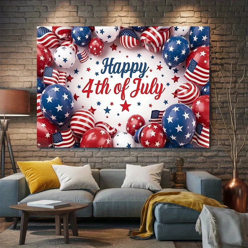 Patriotic Banner - American Flag Star Spangled 50c 
 corrected to