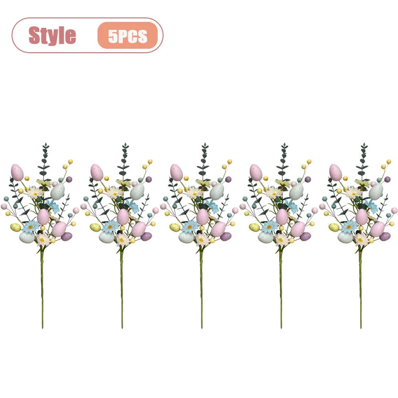 Easter Floral Stems Artificial Daisy - Spring Home Decor 1-10PCS
