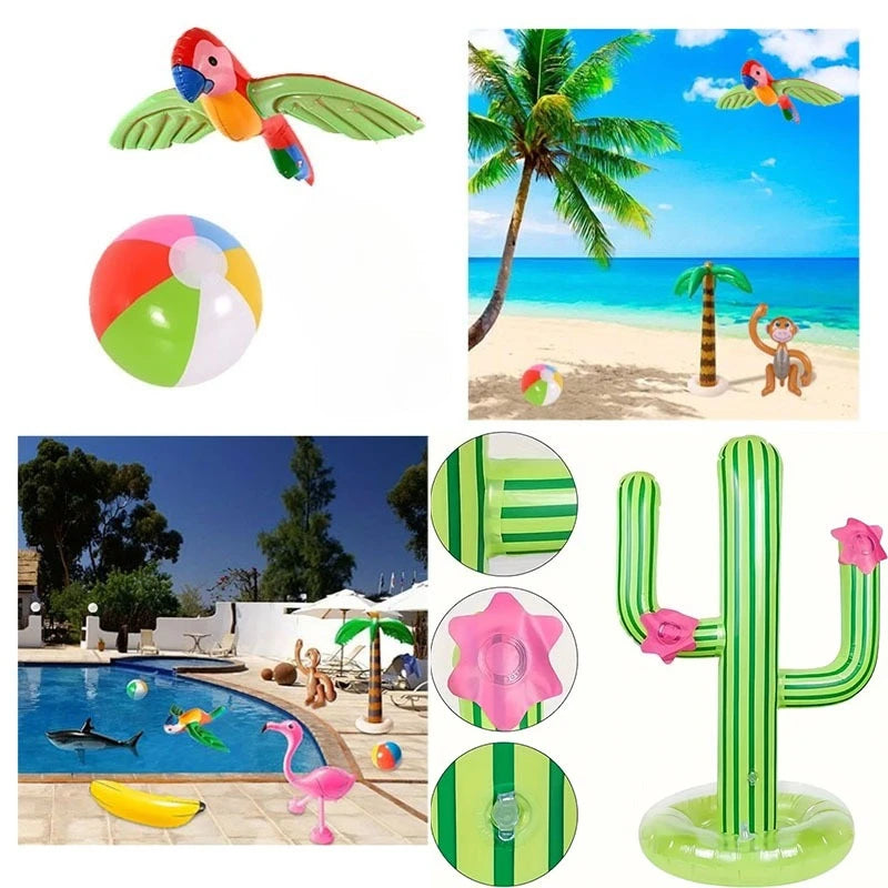 Inflatable Palm Tree Decor - Hawaiian Beach Party