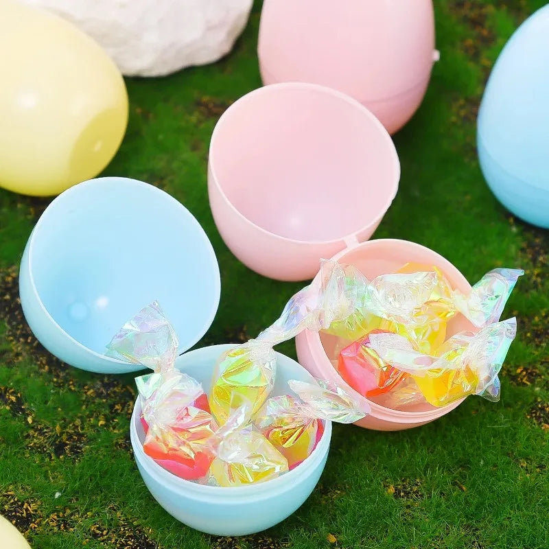 Easter Eggs Fillable Plastic Egg Kids Toy Easter Party Hunt 10PCS