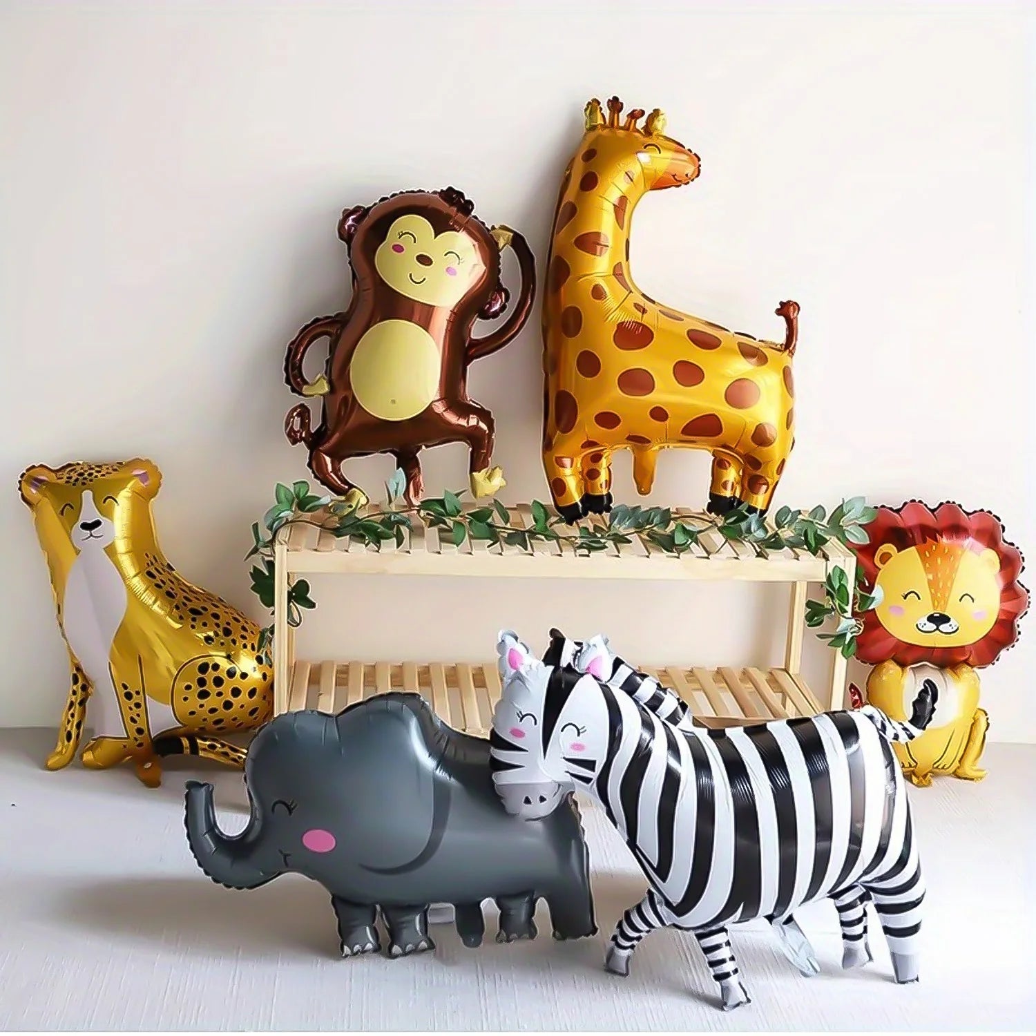 Jungle Animal Balloon - Birthday Party Decor 3pc