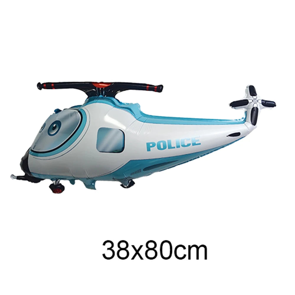 Police Car Balloons - Fun Kids Party Decorations