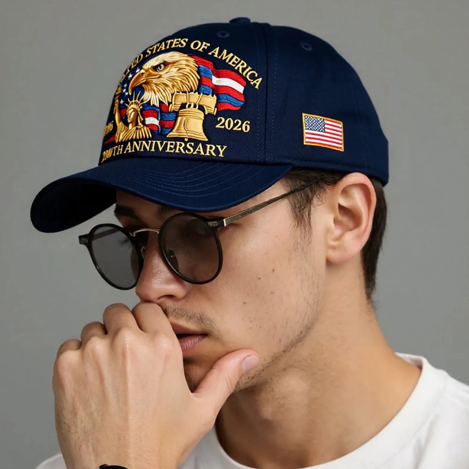 Patriotic Cap - Retro 250th Anniversary USA Hat