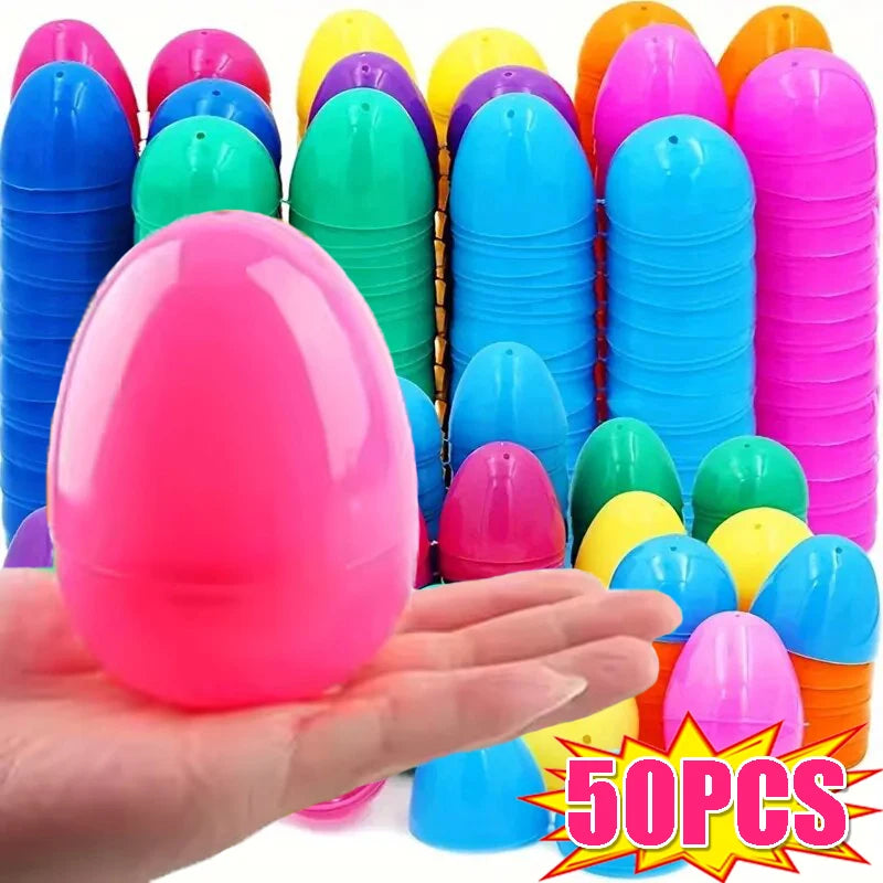 Easter Eggs Fillable Plastic Egg Kids Toy Easter Party Hunt 10PCS