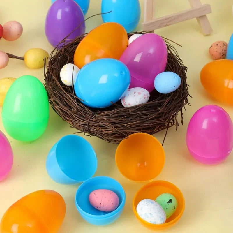 Easter Eggs Fillable Plastic Egg Kids Toy Easter Party Hunt 10PCS