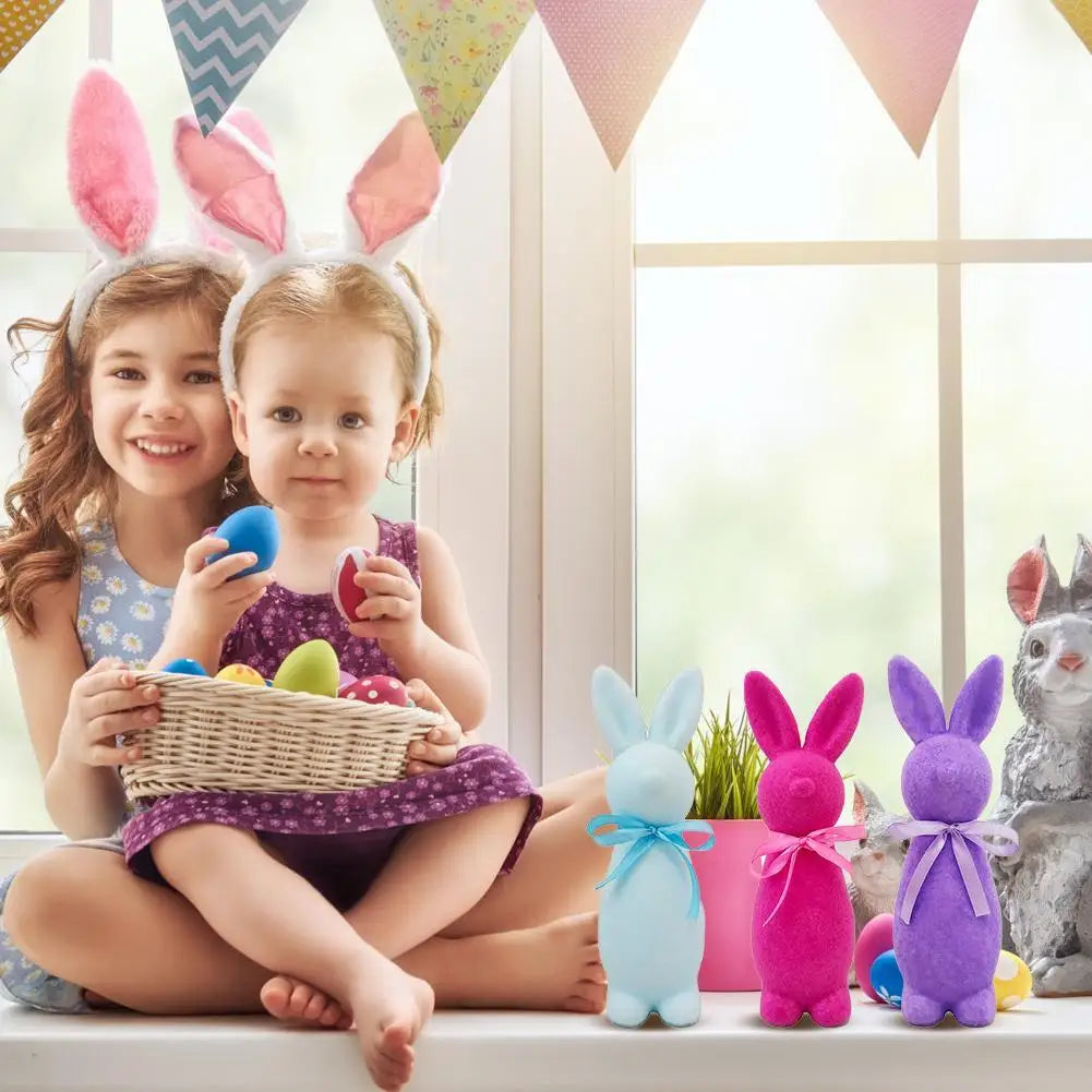 Easter Bunny Figurine - Easter Tabletop Decor 1pc
