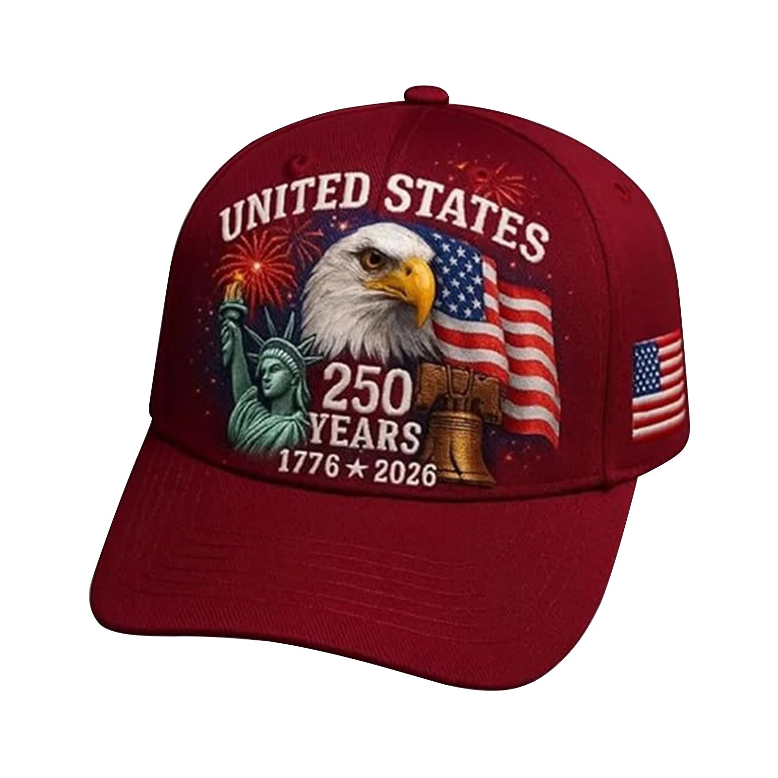Patriotic Cap - Retro 250th Anniversary USA Hat