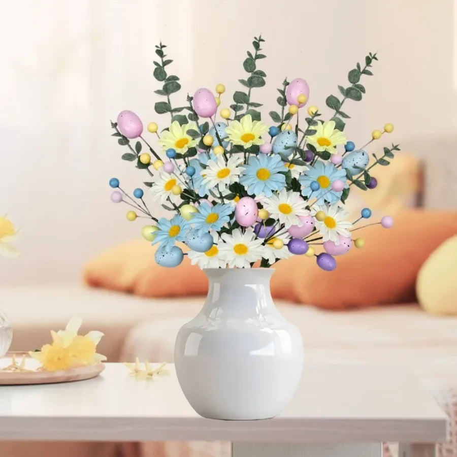 Easter Floral Stems Artificial Daisy - Spring Home Decor 1-10PCS