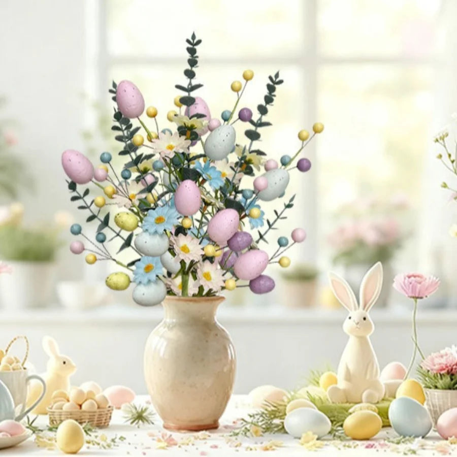 Easter Floral Stems Artificial Daisy - Spring Home Decor 1-10PCS