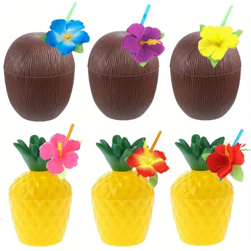Pineapple Coconut Cups - Hawaiian Summer Fun Party