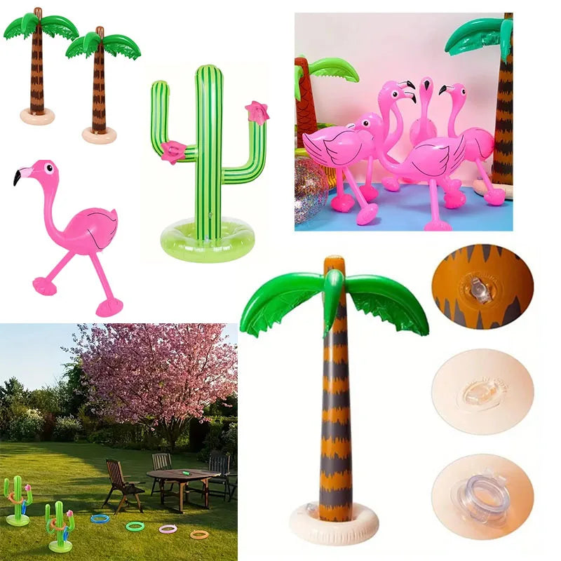 Inflatable Palm Tree Decor - Hawaiian Beach Party