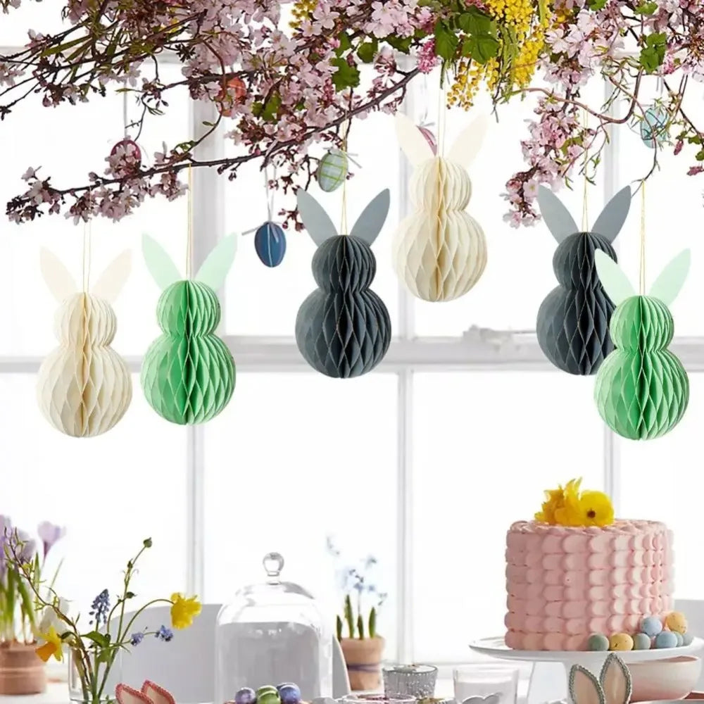 Easter Bunny Honeycomb Ball - Easter Party Decor