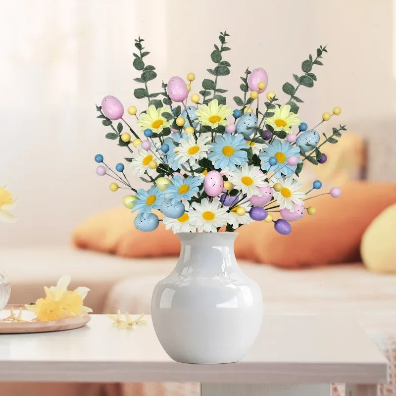 Easter Floral Stems Artificial Daisy - Spring Home Decor 1-10PCS