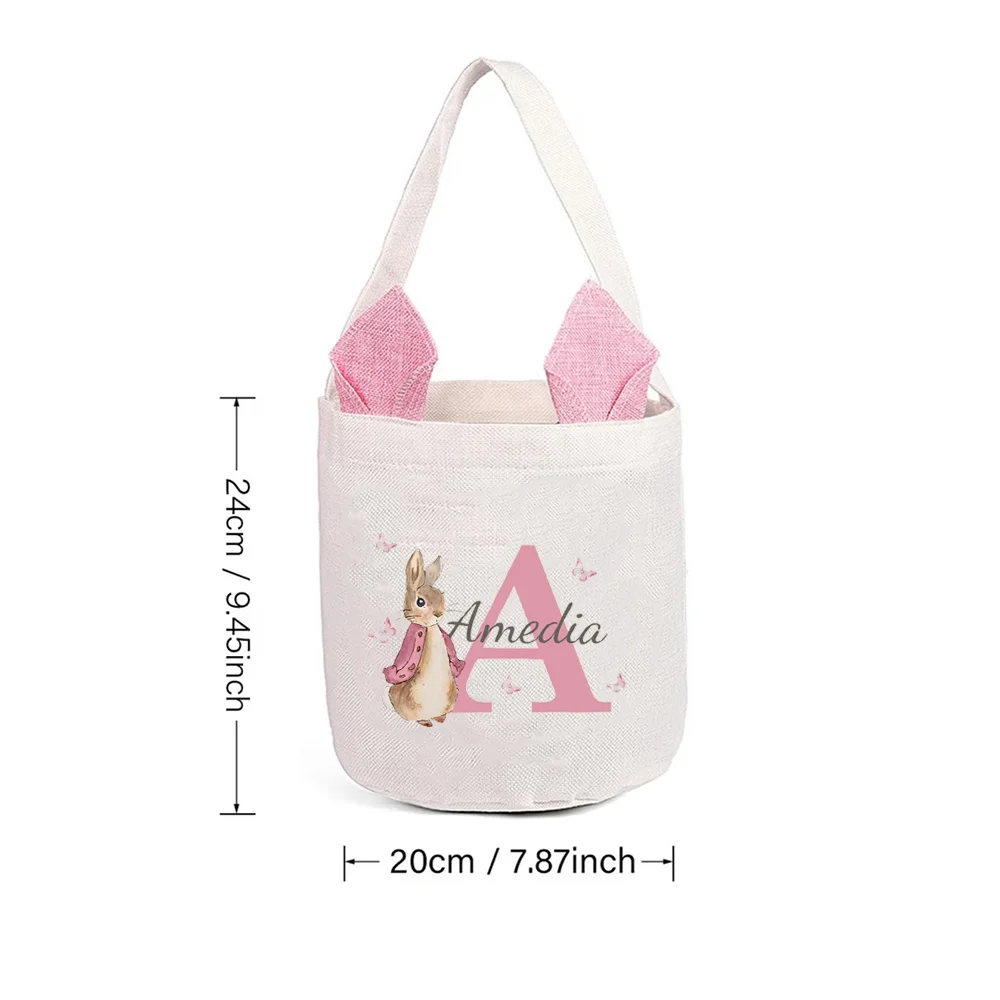 Easter Basket Foldable Handle Egg Hunt Bucket - Easter Gifts 1pc