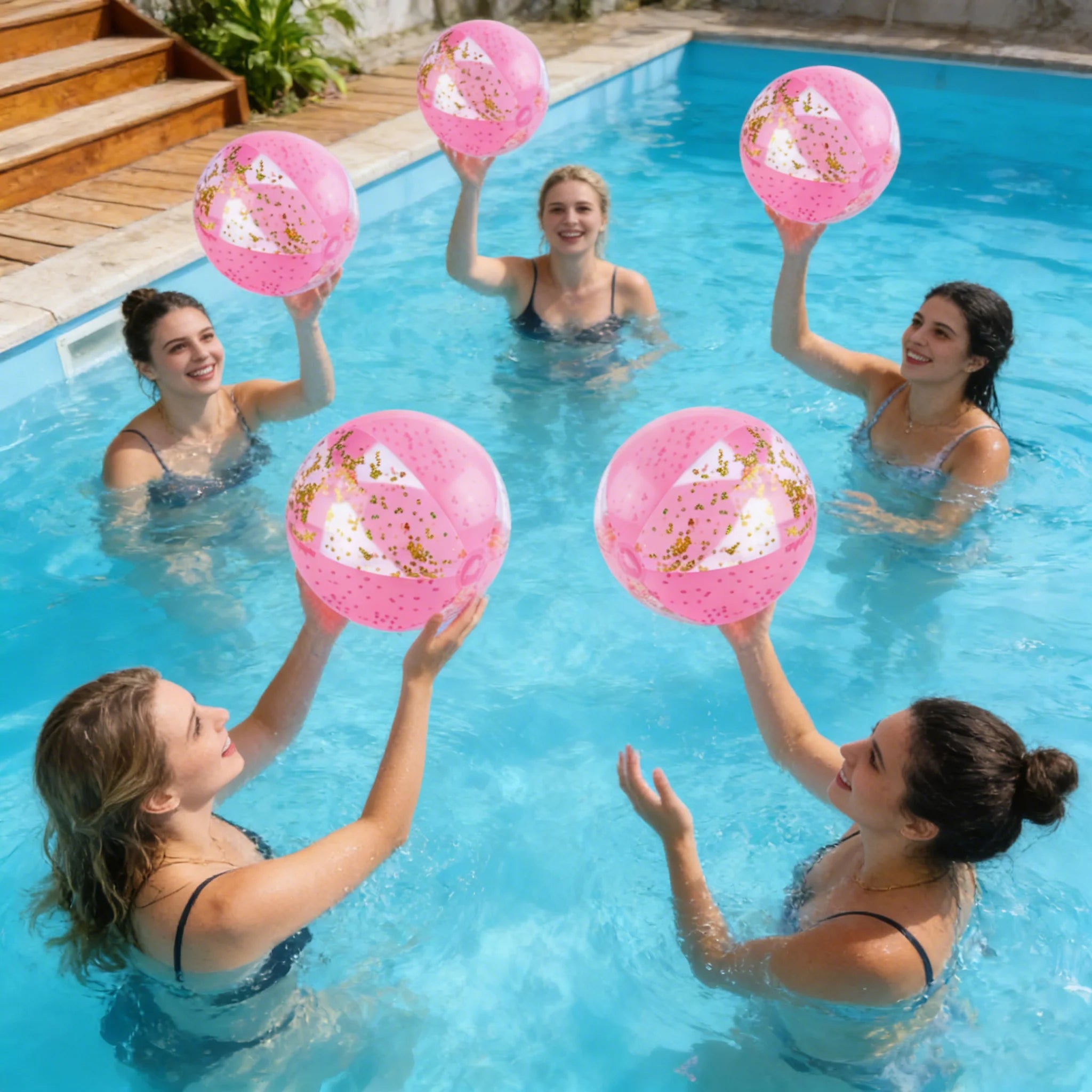 Party Balls - Large Patriotic Pool Decor 57c 
rewritten to 
Large