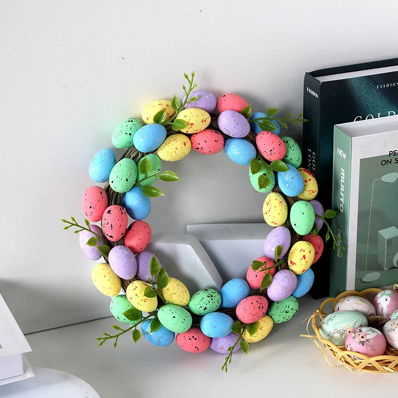 Easter Garland Wreath - Easter Party Decor 1pc