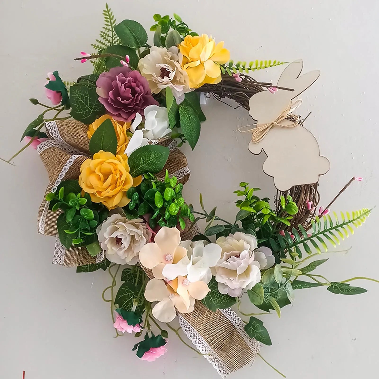 Easter Garland Wreath - Easter Party Decor 1pc