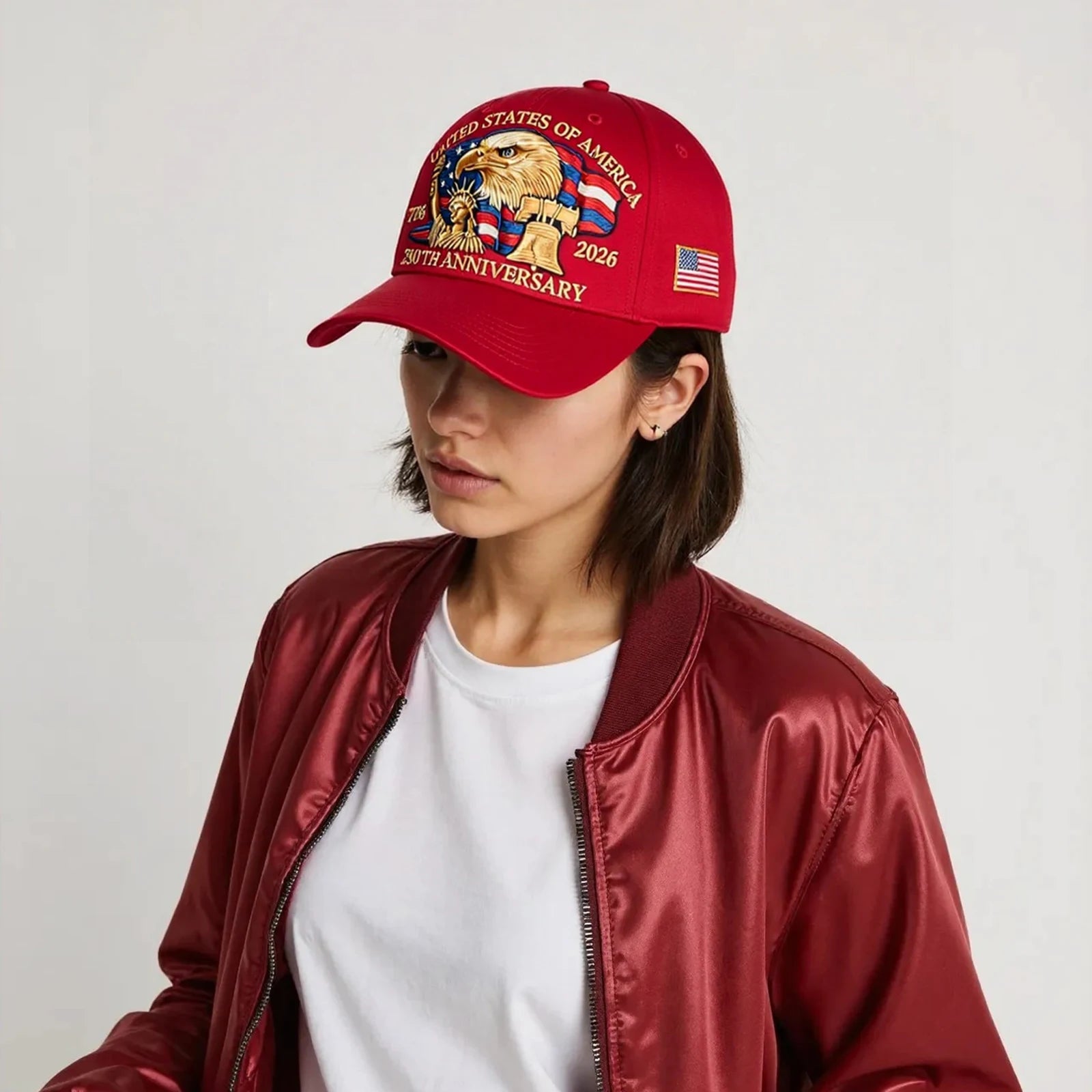 Patriotic Cap - Retro 250th Anniversary USA Hat