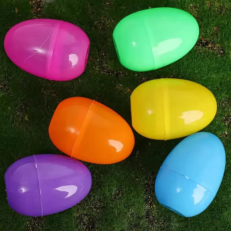 Easter Eggs Fillable Plastic Egg Kids Toy Easter Party Hunt 10PCS