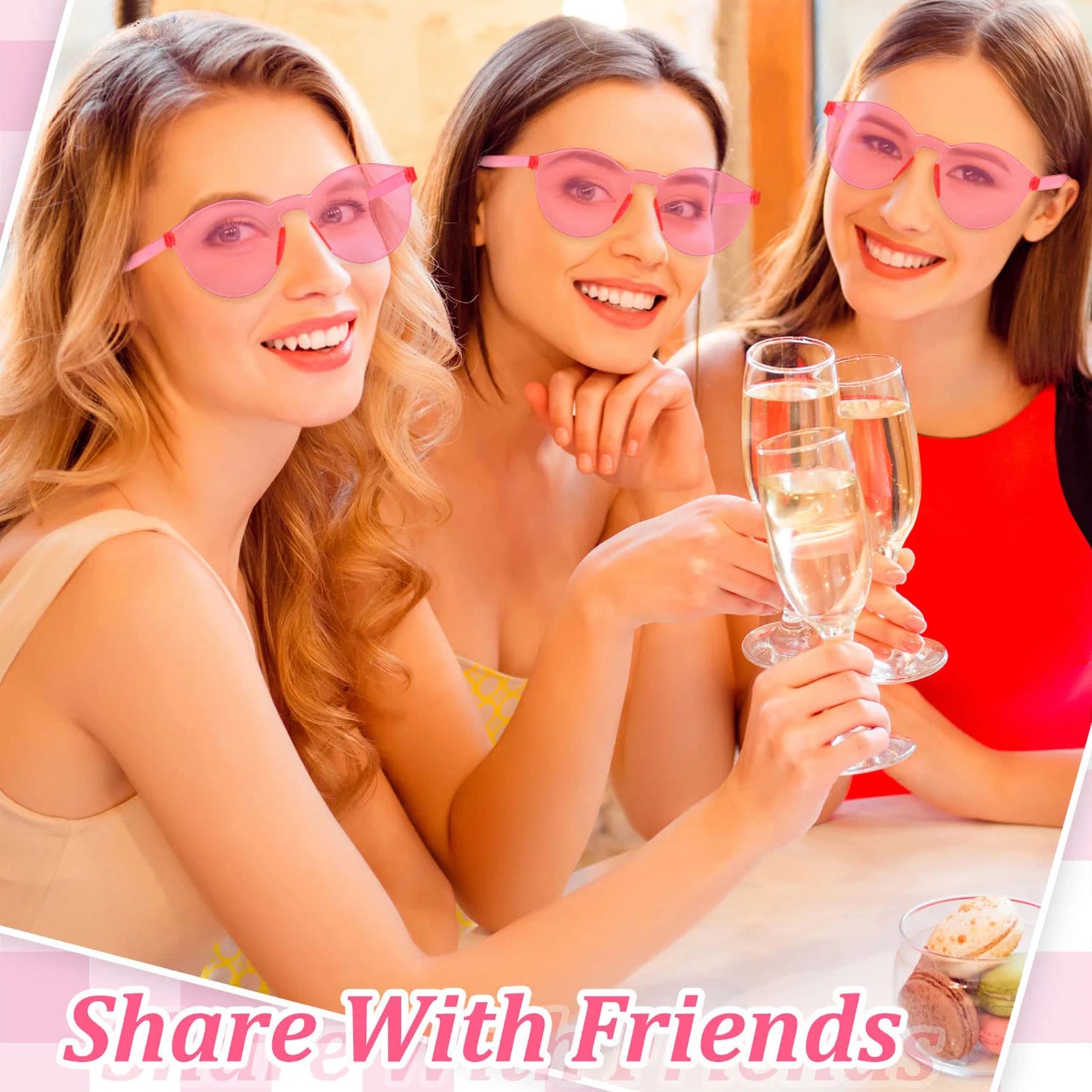 Party Sunglasses Oversized Round - Birthday Fun 12pc