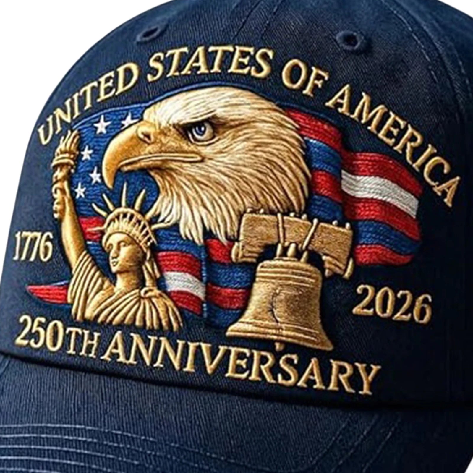 Patriotic Cap - Retro 250th Anniversary USA Hat