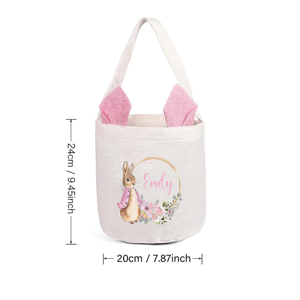 Easter Bunny Tote Bag - Easter Party Supplies 1pc